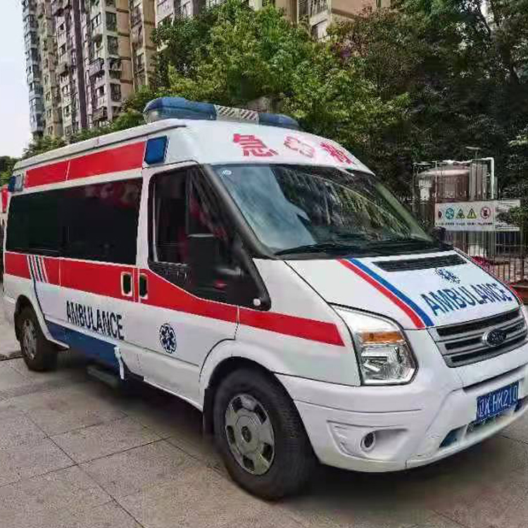 临河长途救护车护送病人返乡